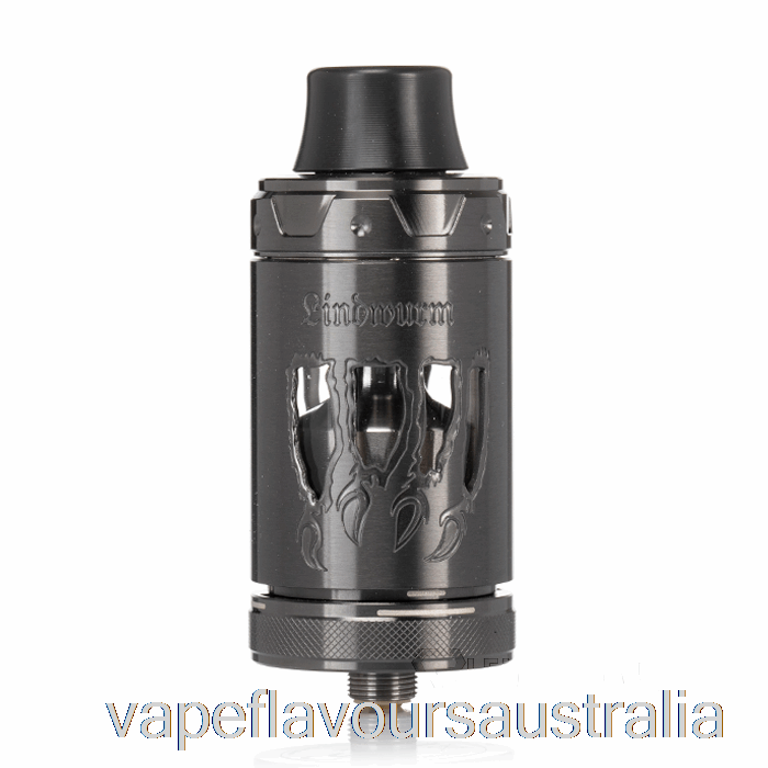 Vape Nicotine Australia Vapefly Lindwurm 25mm RTA Gunmetal